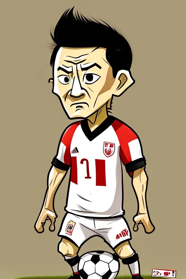 Hwang Hee-chan Footballer cartoon 2d