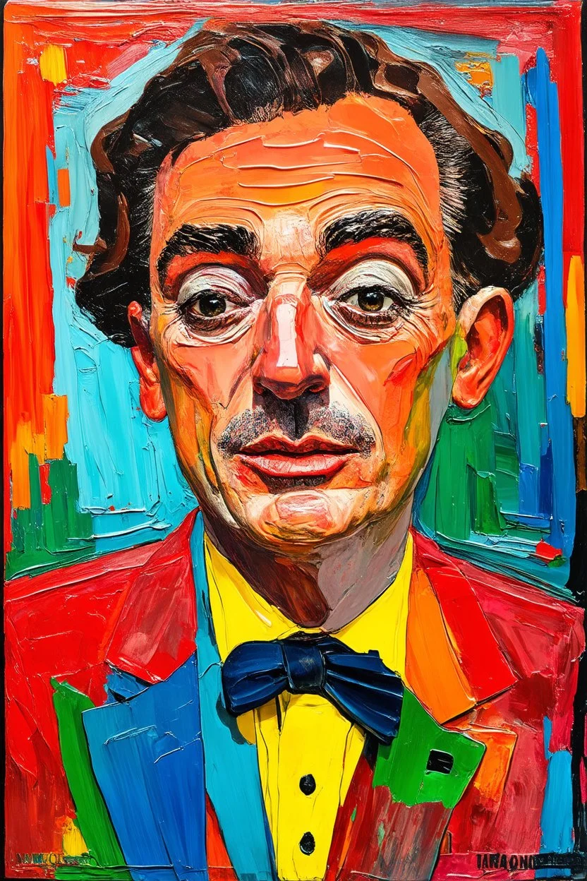 The Final Boss of Stupidity; lowbrow Post-Impressionistic Fauvism; Dada.