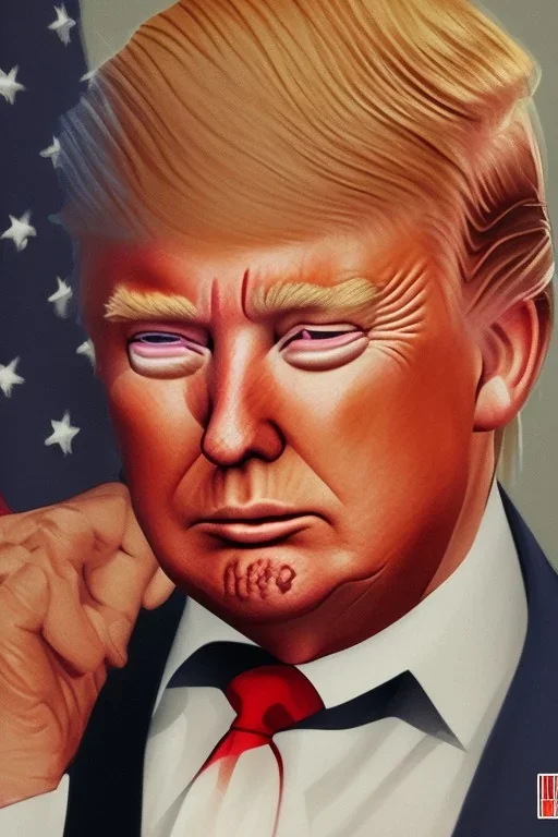 Donald Trump thinking.