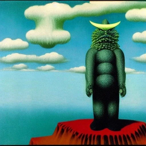 cosmic kaiju by magritte