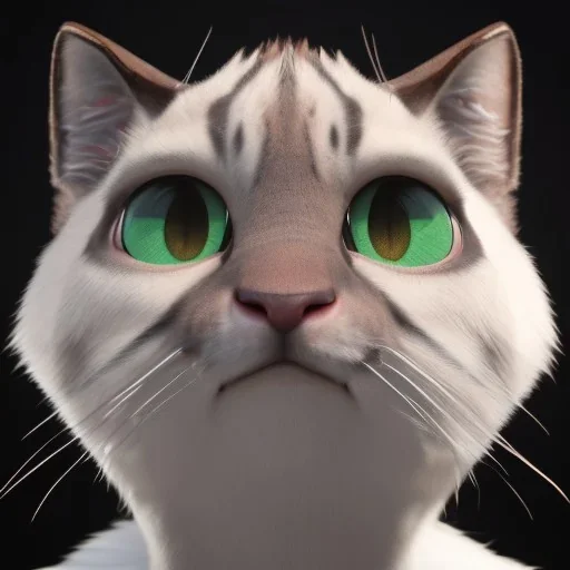 This avatar could have features such as fur, whiskers, and a tail, and might be able to move and express itself through various animations. You might also imagine the avatar with different colors or patterns on its fur, such as blue.