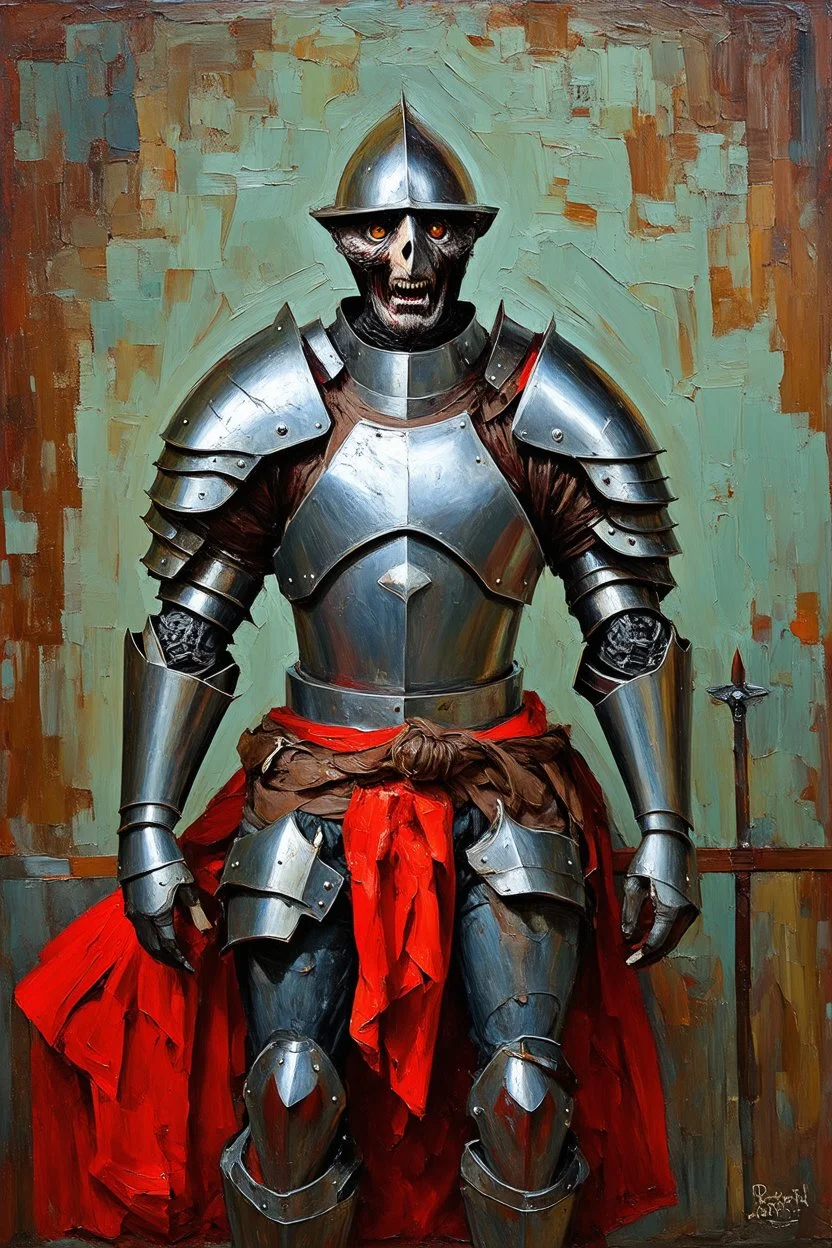 armor built out of fear; lowbrow post-Impressionism