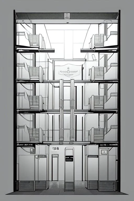 hospital environment, greyscale