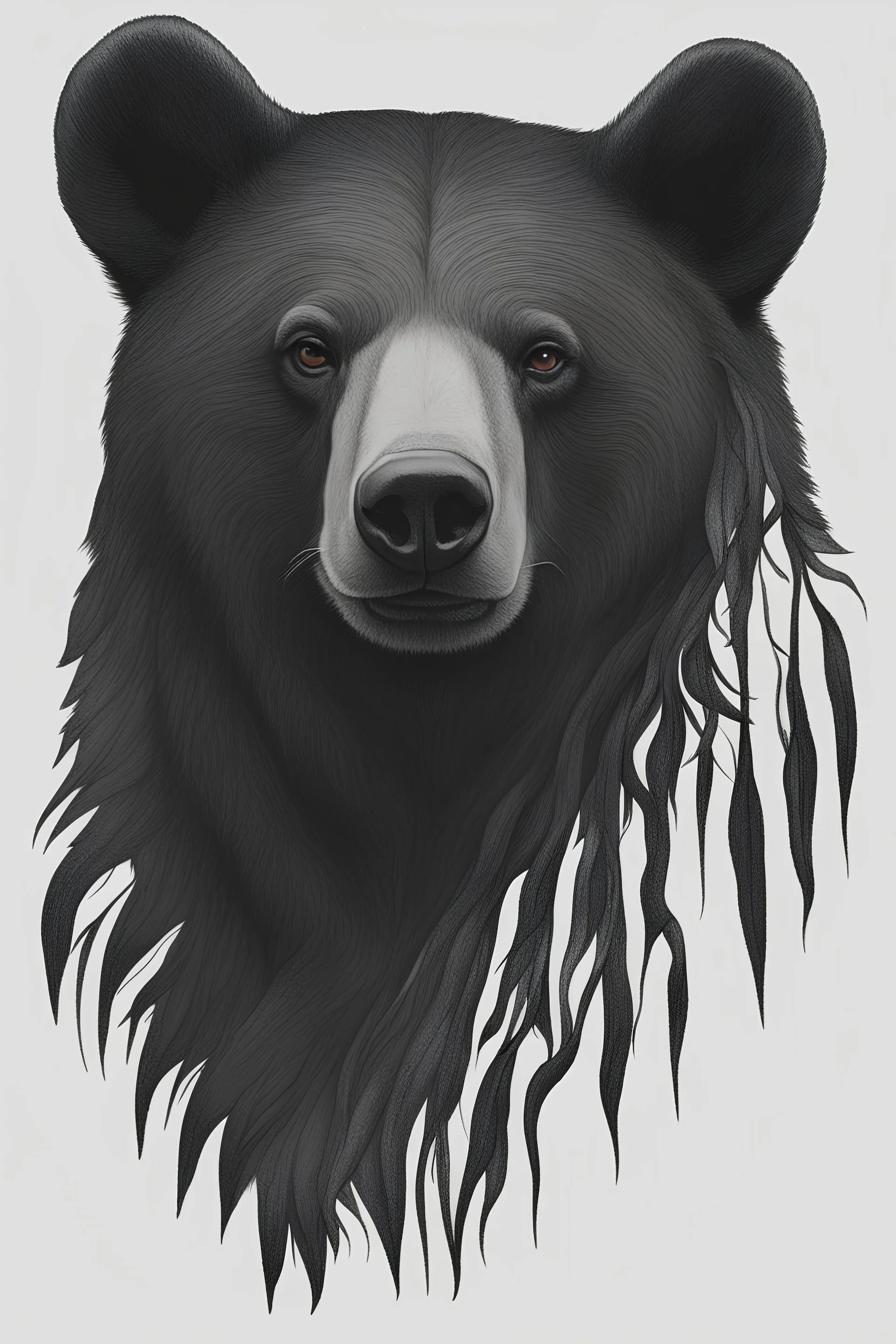 tête d'ours noir