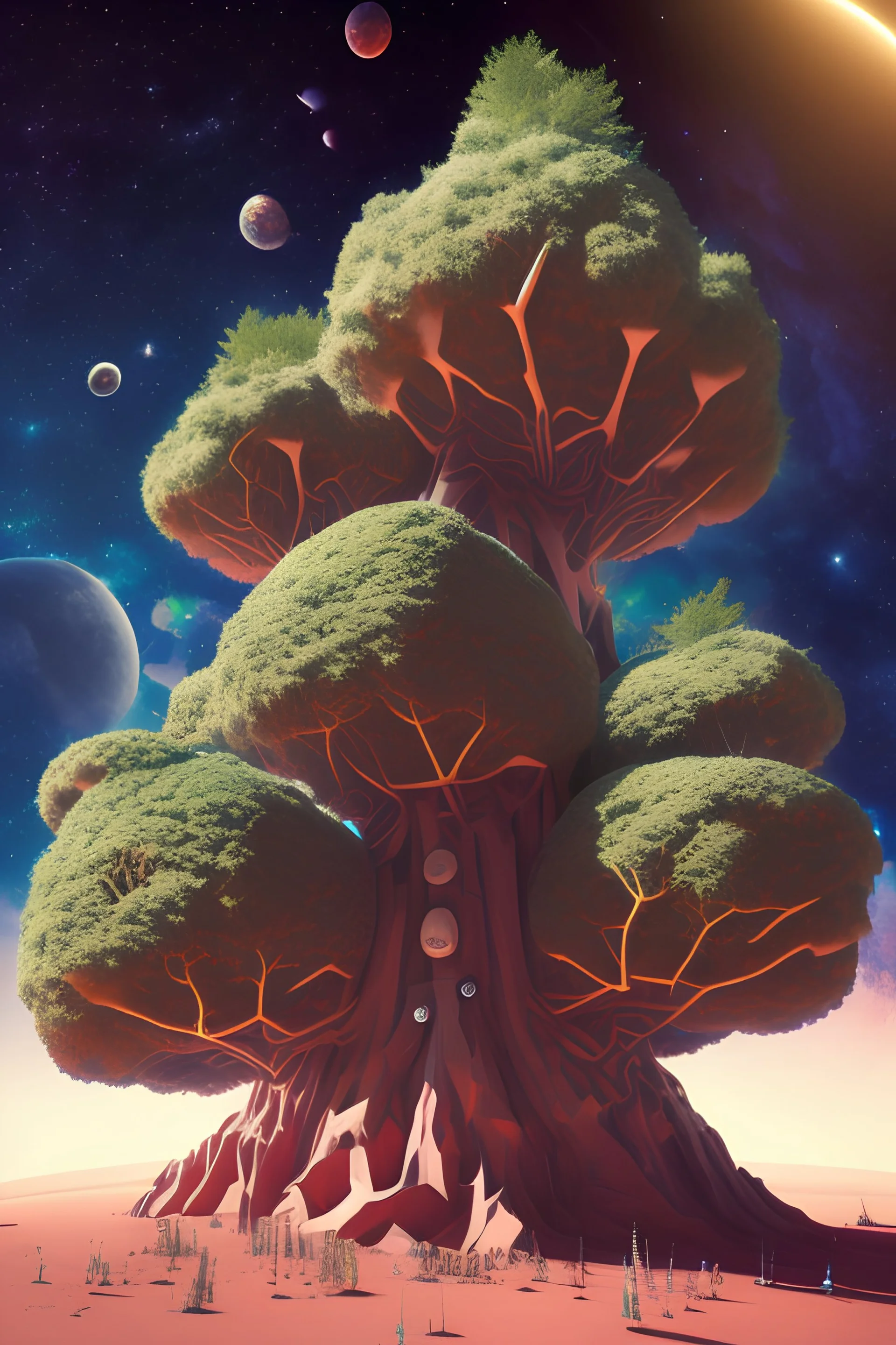 atlas space travel trees