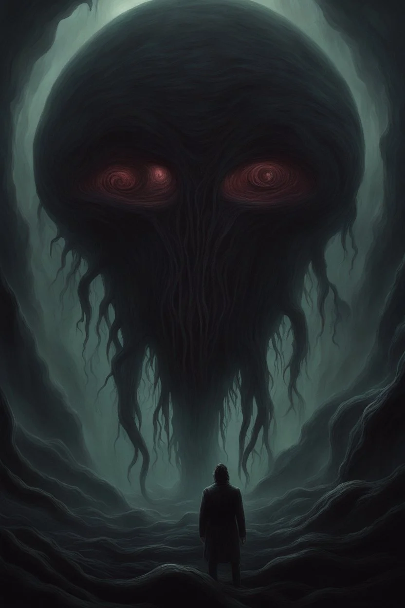 photorealistic scary void horror cosmic dread lovecraftian incomprehensible void abyss abyss nightmare surreal