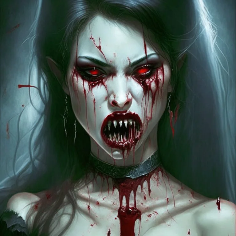 female vampire victim