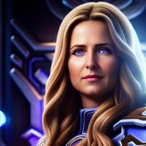 Ultra detailed fullbody Portrait in oil on canvas of heroes of the storm -Jaina,extremely detailed digital painting,intense stare, extremely detailed face, crystal clear eyes, mystical colors ,perfectly centered image, perfect composition, rim light, beautiful lighting,masterpiece ,8k, stunning scene, raytracing, anatomically correct, in the style of Steve Jung and robert e howard and Wizyakuza and Ohrai Noriyoshi and Simon Bisley and uncannyknack.