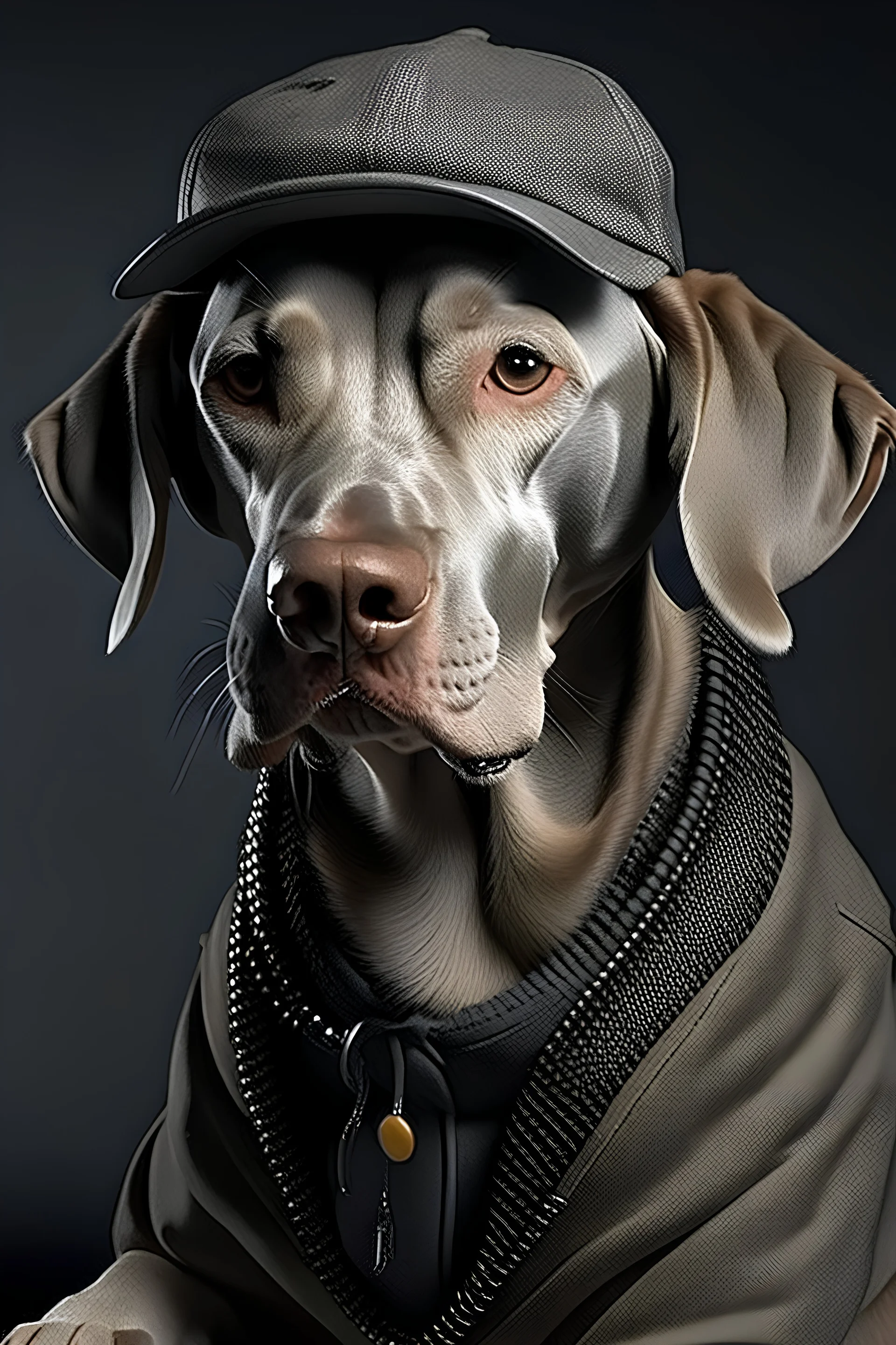 weimaraner rapper