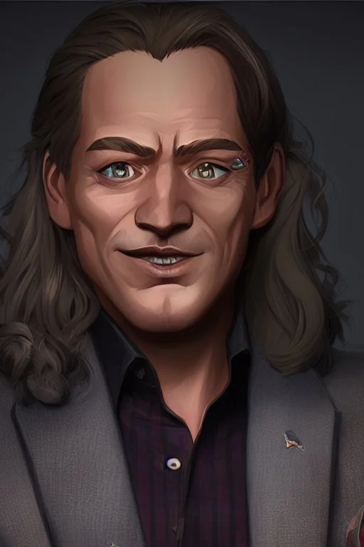 Portrait of a male politician in 2025