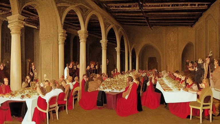 banquet in the hall of the king