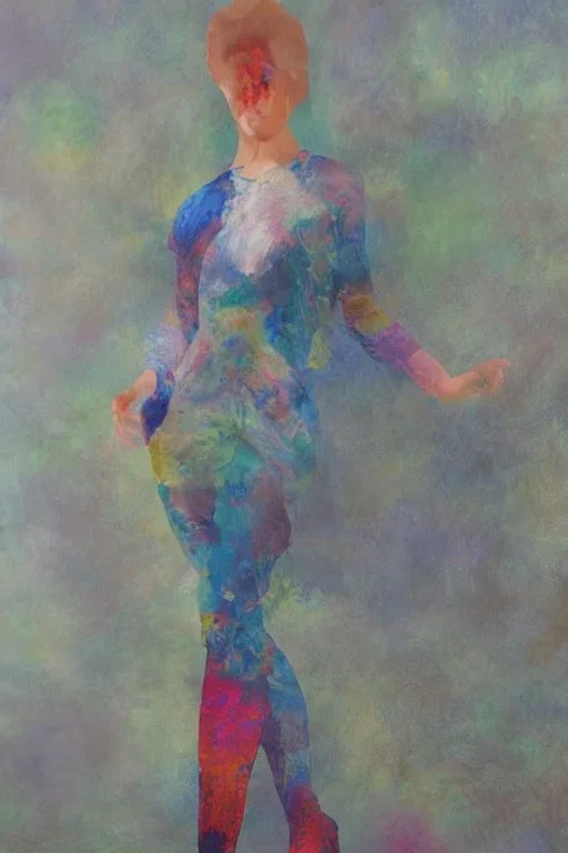 Full body portrait, painting, medium shot lady volumetric moonbeams