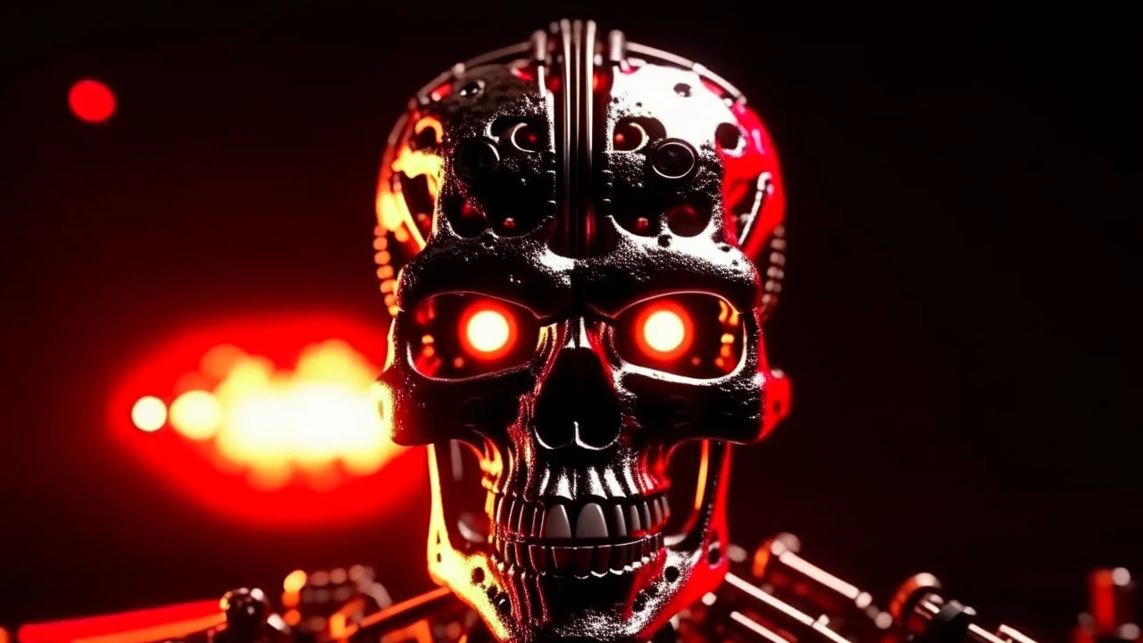 Logo emission radio metal terminator firestarter. Grandes Flammes en fond de decor. 4k full realism, ultra details, lumieres maximum.