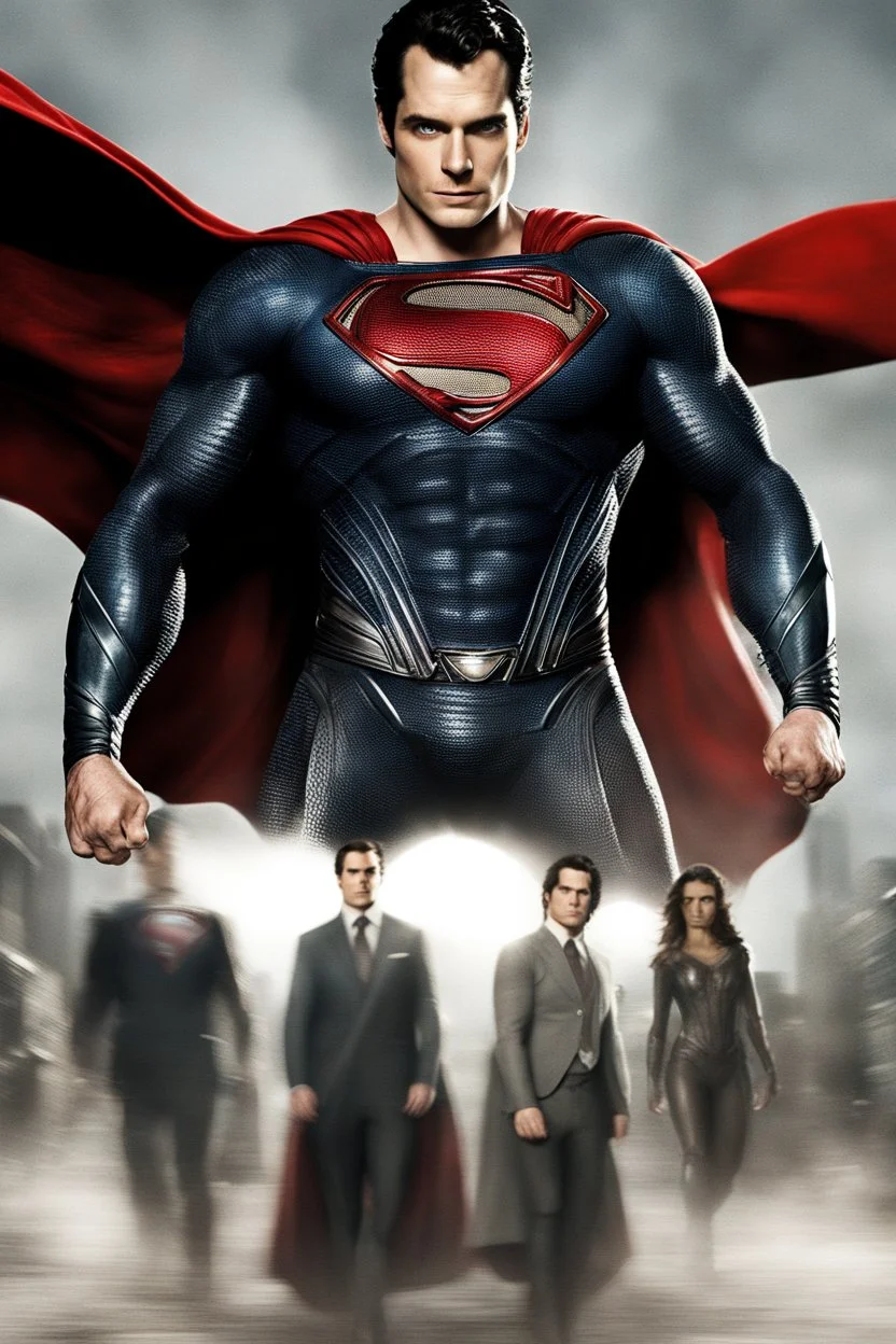 henry cavill in a superman suit from the movie man of steel