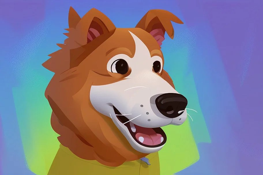 64 pixels cartoon dog