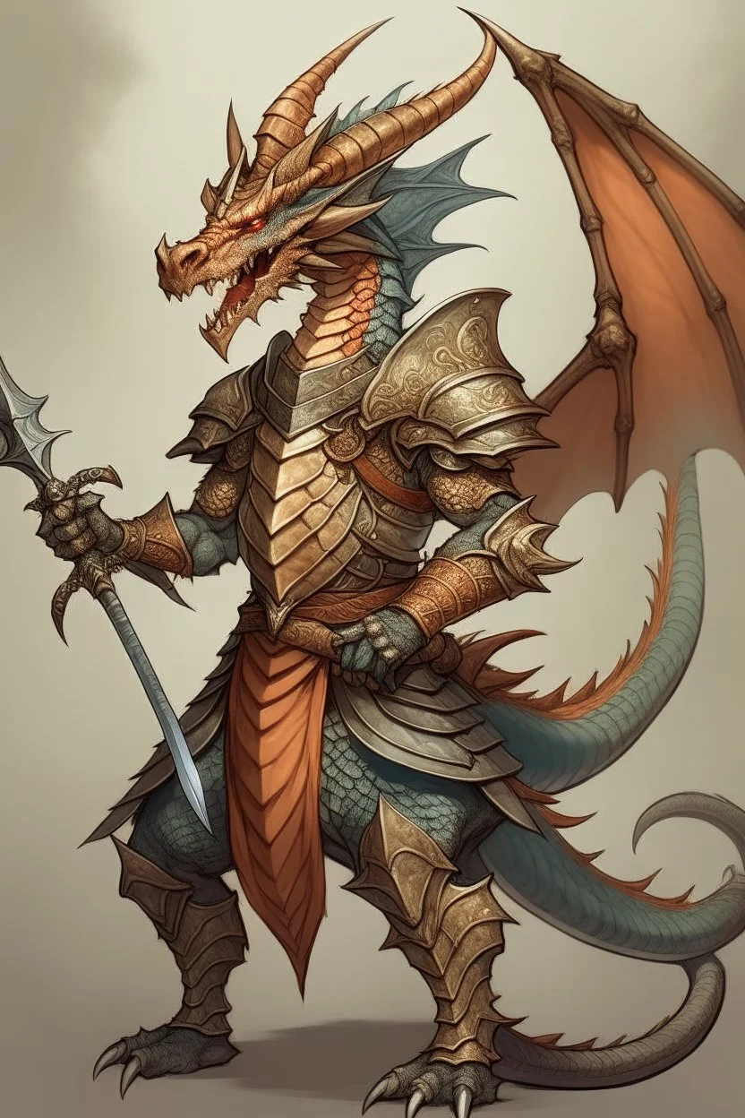 A dragonid warrior