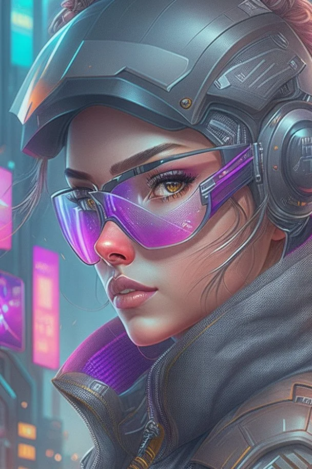 Best quality, masterpiece, ultra high definition,Futuristic, cyberpunk,Comic style