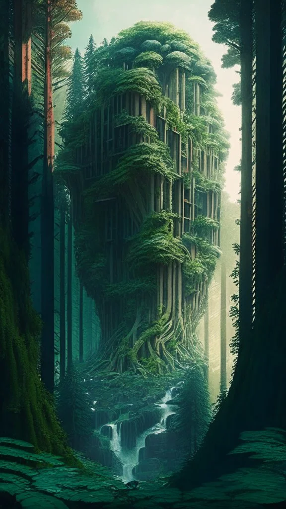 forest, buildins