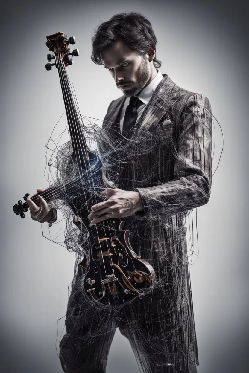 Benediktron hyperdimensional spacial violinist