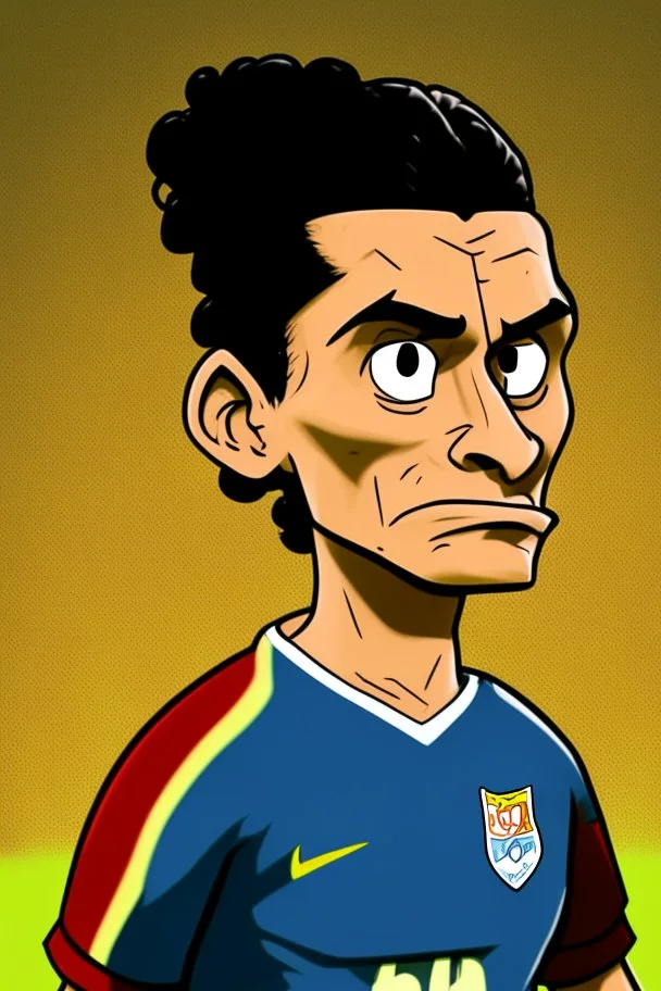 Darwin Nunez Footballer cartoon 2d