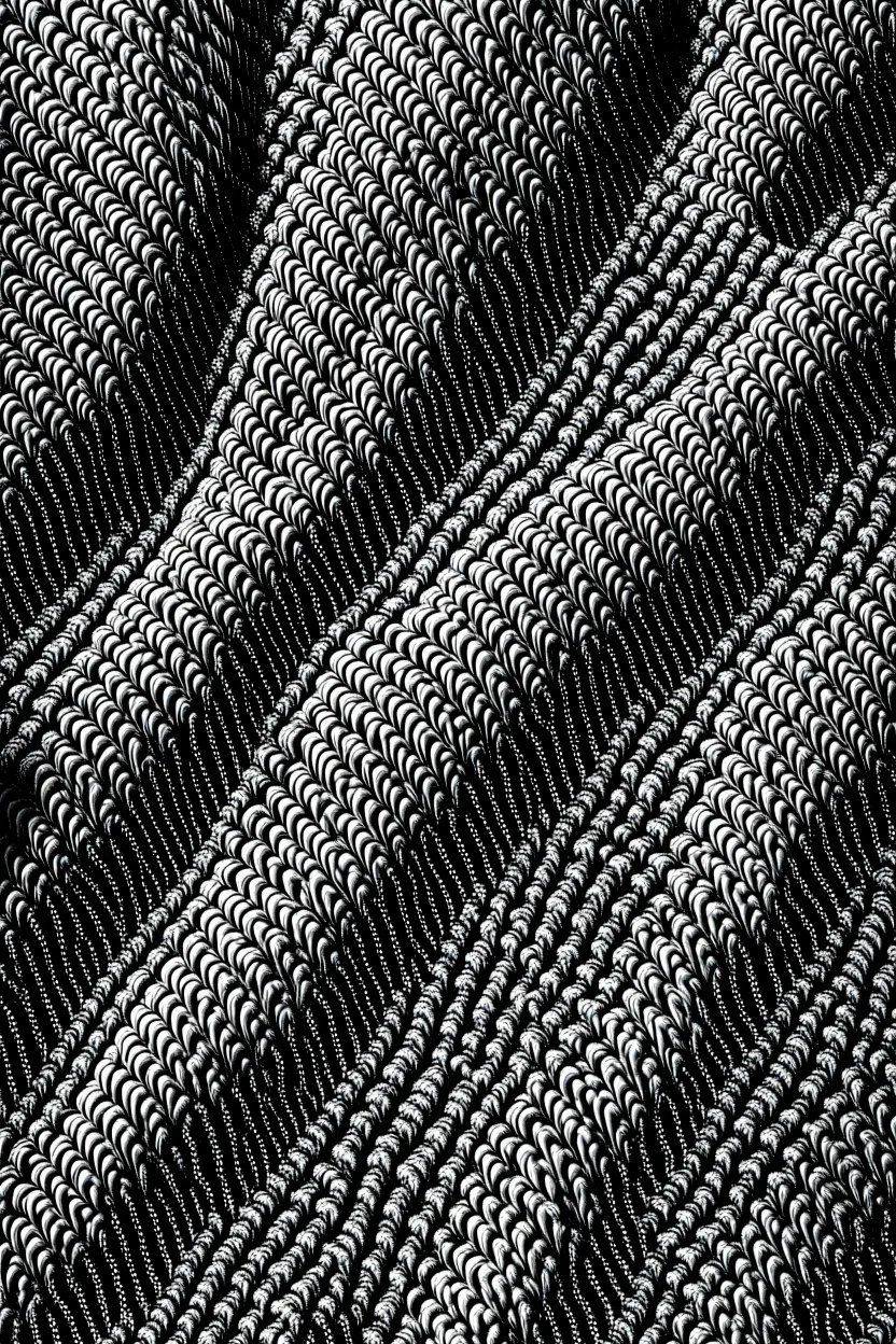 Cotton texture, black and white, tilable, flat