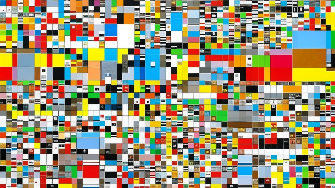 generates a painting based on the work and style of Douglas Coupland