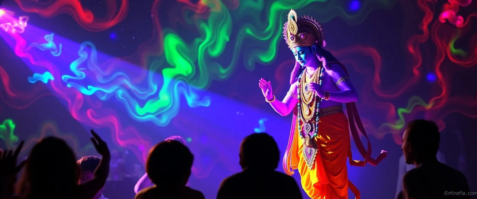 Transparent Krishna beats toxicity with goa trance