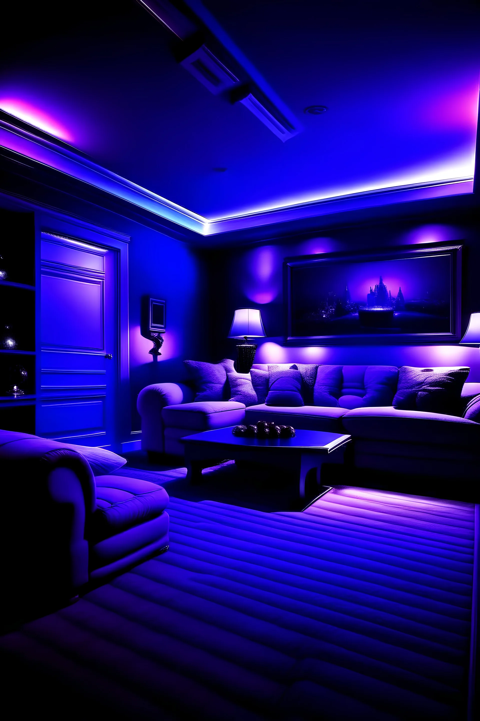 purple lighting