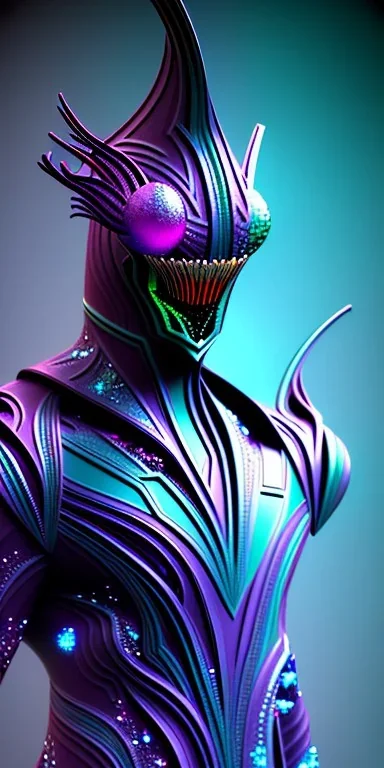 purple venom galaxy super villain and teal smoke background