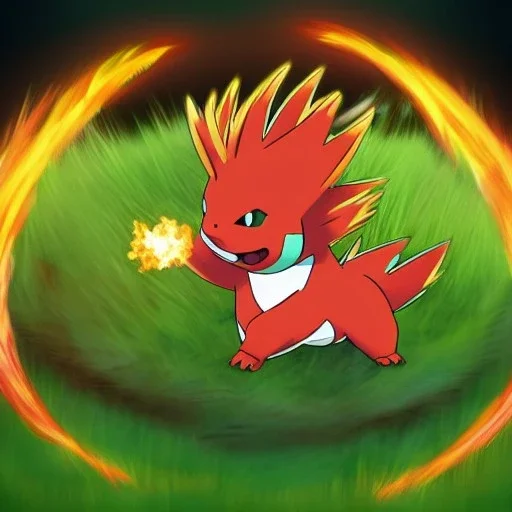 Fire grass pokemon baby