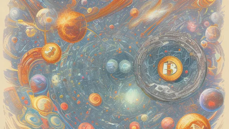 Bitcoin Galaxy by james jean