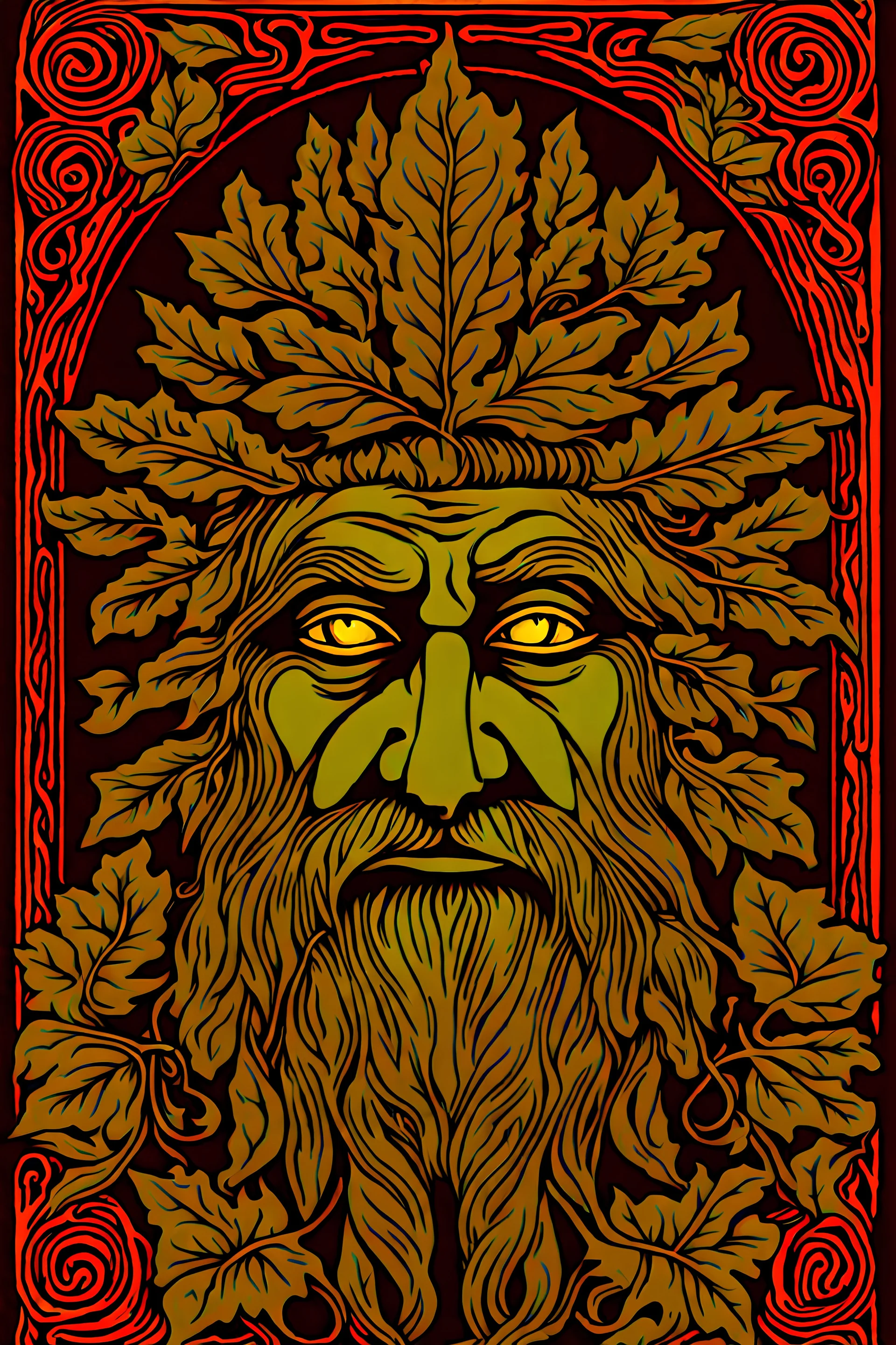 The green man of folklore