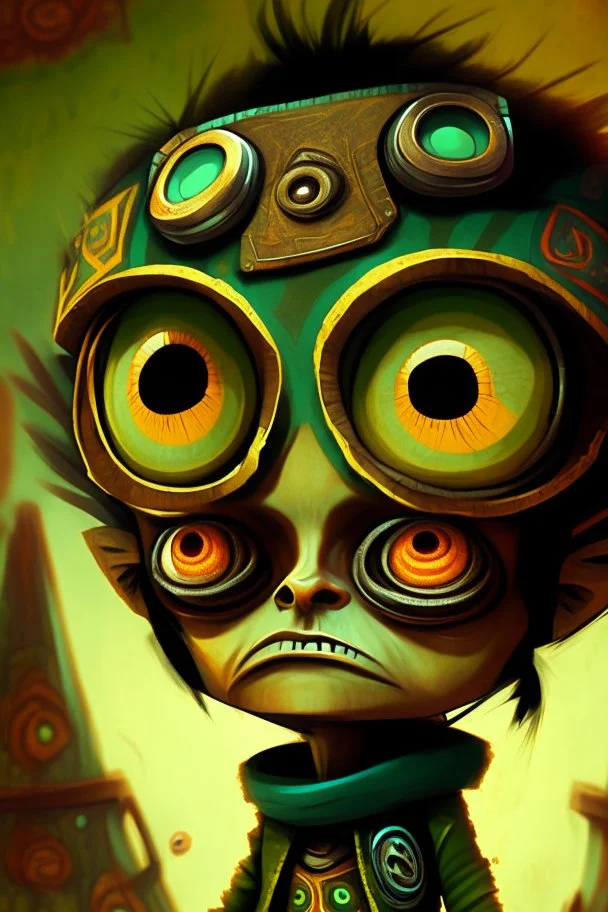 small psychonauts big eyes being a bandit brutal chief