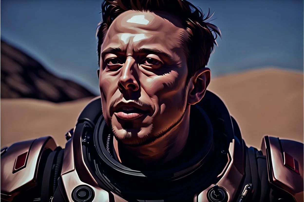 Dune, Elon Musk, Hyper detailed, Realistic, Extreme depth of field, bokeh blur, in the style of candid, imperfection, natural lighting, cinematic, Fuji Film, Anamorphic lens, 2040s, --ar 4:5 --w 150 --style ra