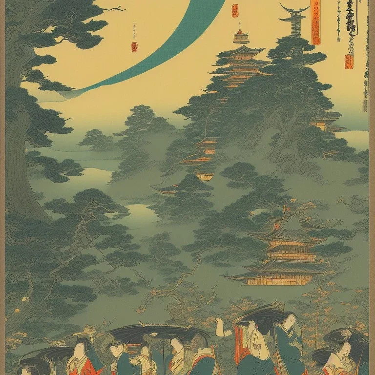 Ukiyo-e, landscape