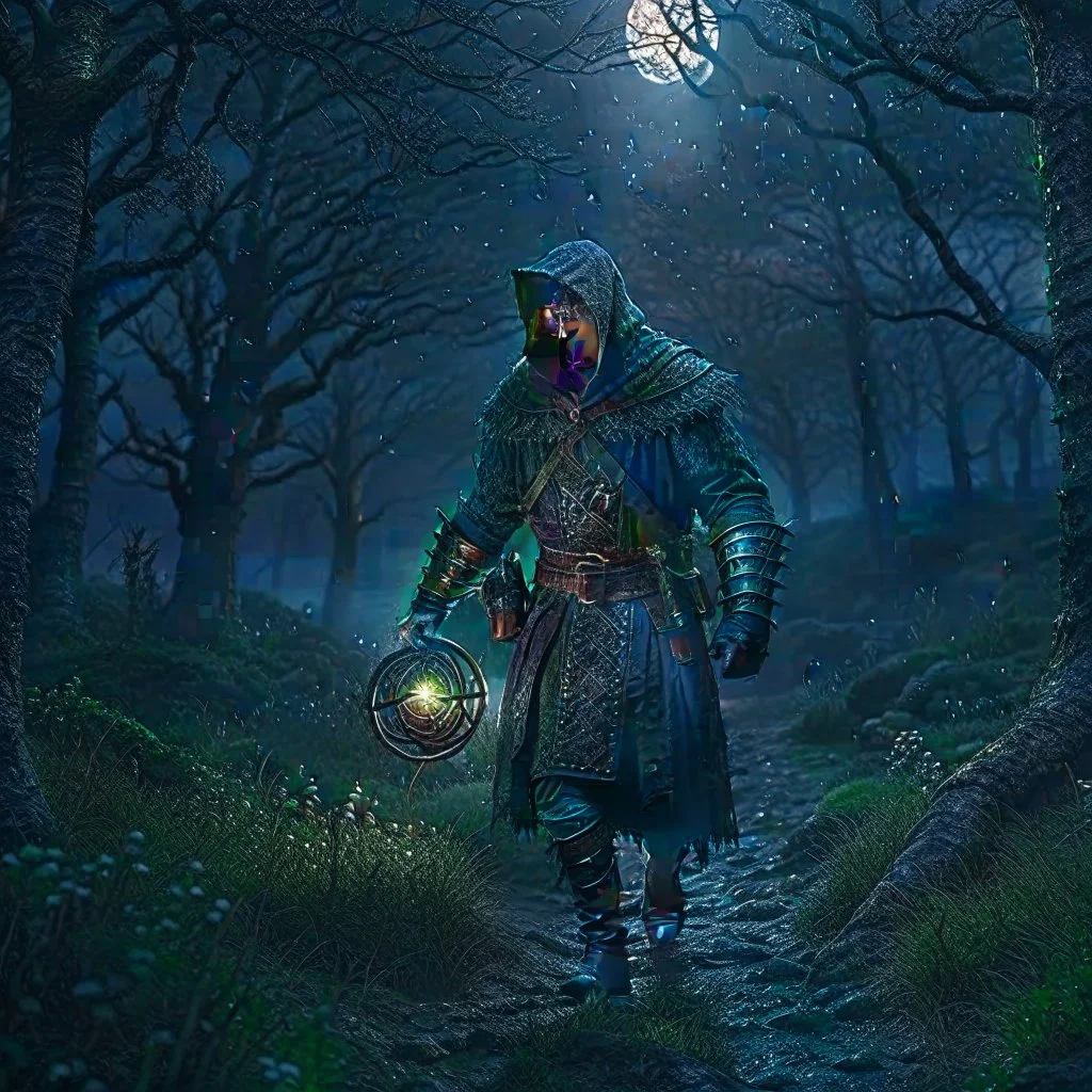 A brave and curious dark warrior ignored the warnings of the villagers and decided to find out the truth. One great moon in the night, armed only with a mic, he made her way through the overgrown forest to the graveyard. . As he opened the creaking front door, an eerie gust of wind greeted him, causing his lantern to flicker. Cinematic, 4k, epic shot from Steven Spielberg movie, sharp focus, LEDs, smoke, artillery, sparks, racks, system unit. , motherboard, by pascal blanche rutkowski repin arts