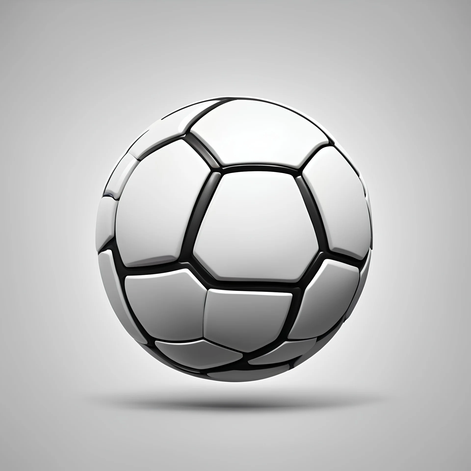 Beautiful white football as logo on YouTube