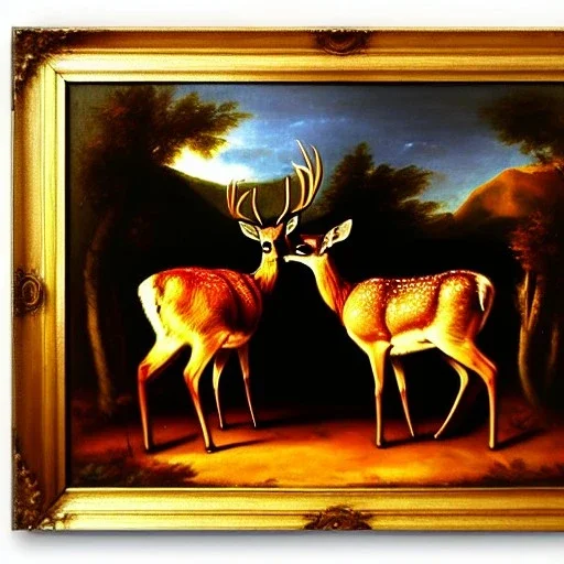 oil portrait of a Deers by Diego Velázquez 8k