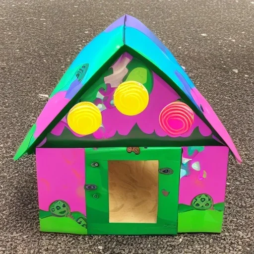 turtle and candy house