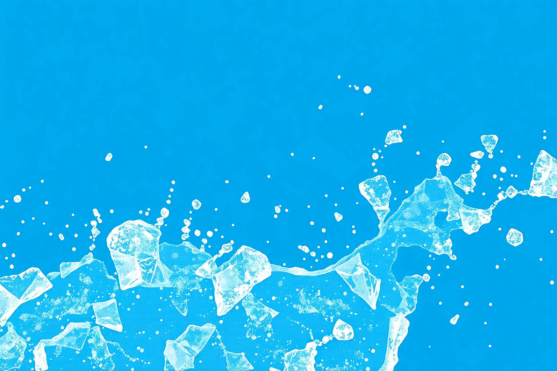 ice crystal texture, white on blue vector