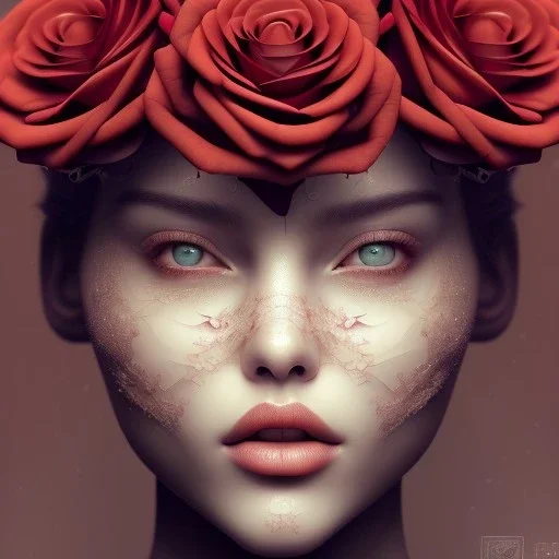 red roses beautiful girl,utra realistic,highly detailed, masterpiece, delicate detailed, sharp focus, insanely detailed, fantasy art, royalistic,elegant, fog, Special Lighting, Vibrant, color Scheme, forest, unreal engine, trending on artstation, ultra photoreal,high chaos --s 700