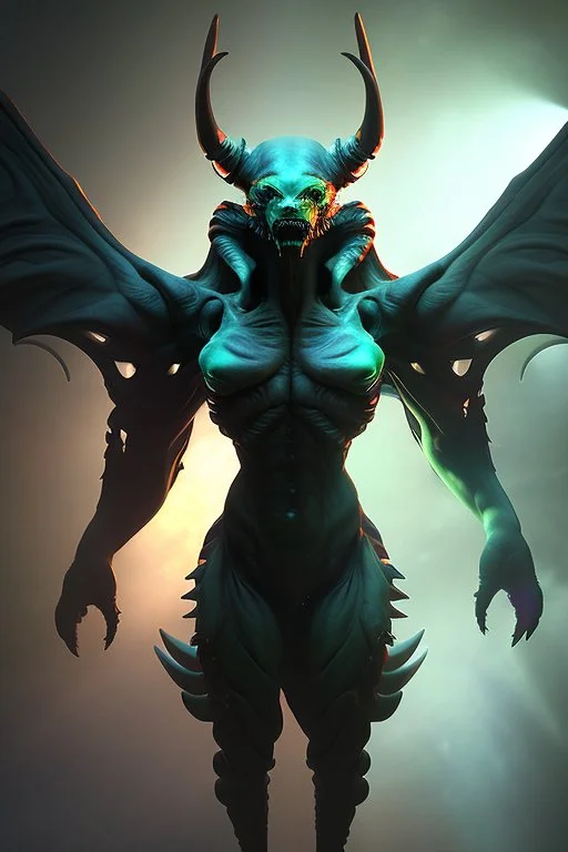 Beast alien, fantasy, volumetric lighting, sun shafts, spectral, illuminated, gothic colors, high detail,