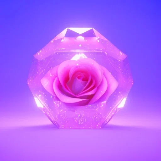 transparent crystal rose, cinema lighting, unreal engine 5, cinema4d, octane render, shinening