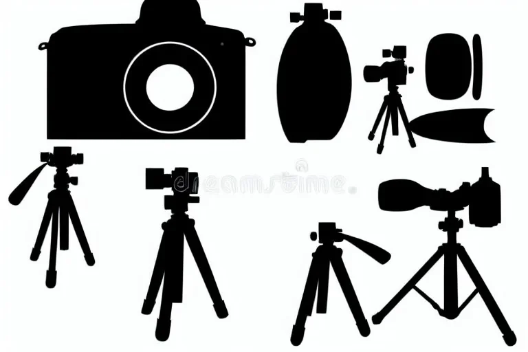 Vector DSLR Camera Photography Vector Vector Illustration