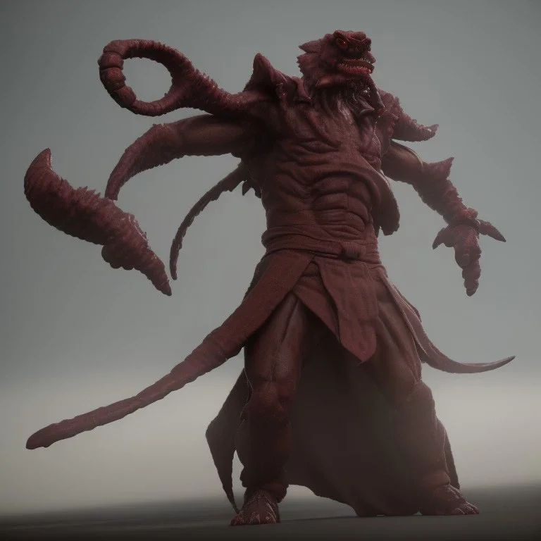 A demonic fist fighter