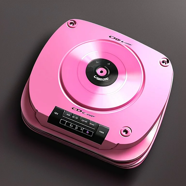 Pink CD-R design