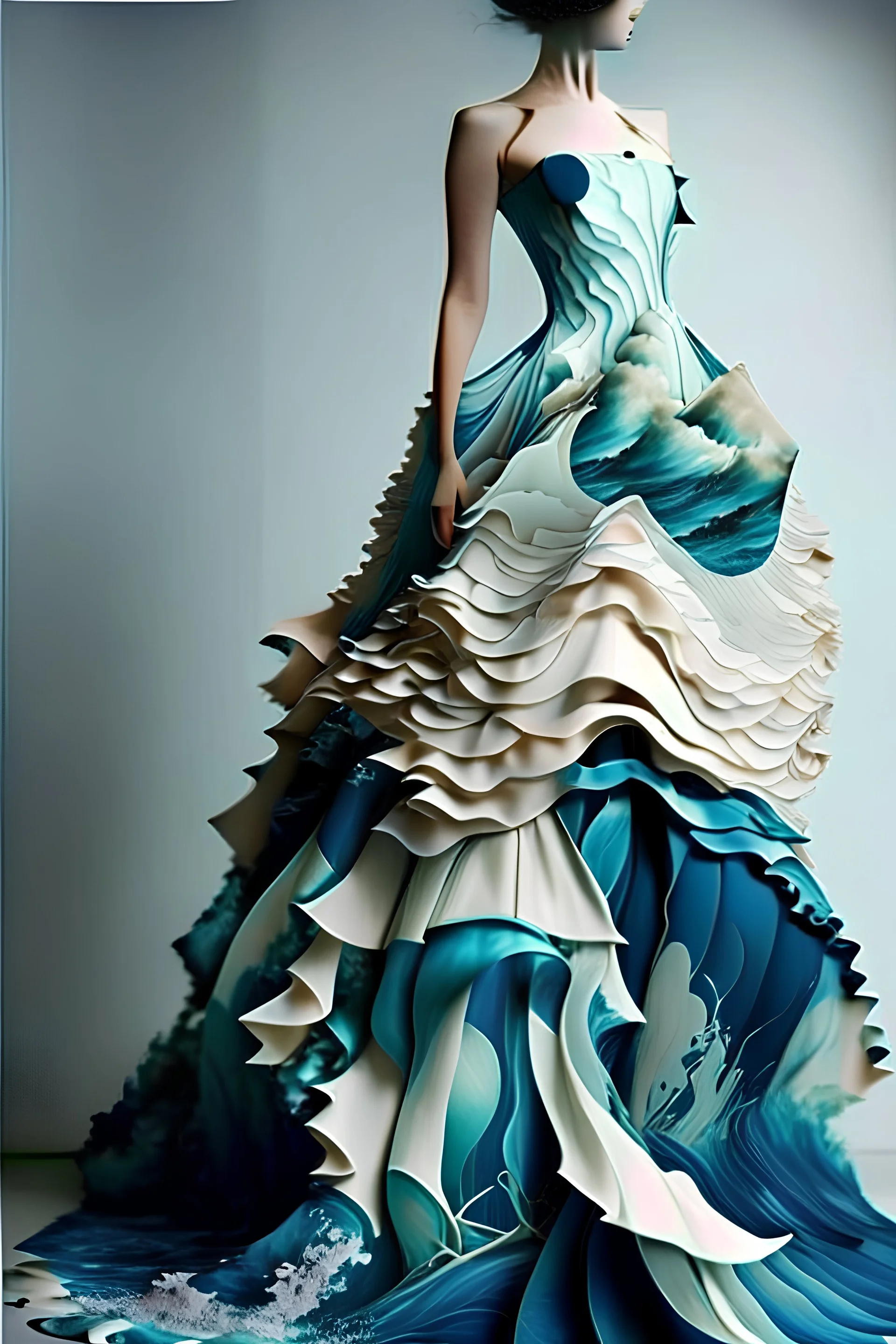 dress inspired by the sea