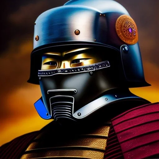 Ultra detailed fullbody Portrait in oil on canvas of medieval SAMURAI with armor,helmet,extremely detailed digital painting,ultrarealistic skin,intense stare, extremely detailed face, crystal clear eyes, mystical colors ,perfectly centered image, perfect composition, rim light, beautiful lighting,masterpiece ,8k, stunning scene, raytracing, anatomically correct, in the style of Simon Bisley and Ohrai Noriyoshi and robert e howard and Steve Jung and Wizyakuza and uncannyknack.