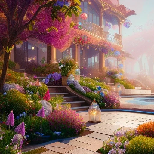 floral arch, sparkle, luminous, ultra high definition, ultra sharp focus, unreal engine 5, extremely sharp detail, colorful, intricate,ornate, epic, fantasy