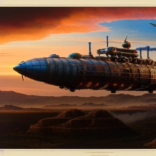 fullbody Drawing of 'sketch of steampunk Airship as in the movie mortal engines(2018)',intricate detail,andrea bonelli,Kilian Eng,Ohrai,evan lee,Aleksandr Sidelnikov,KyuYong Eom,three quarters frontal aerial view,toned colors,32k